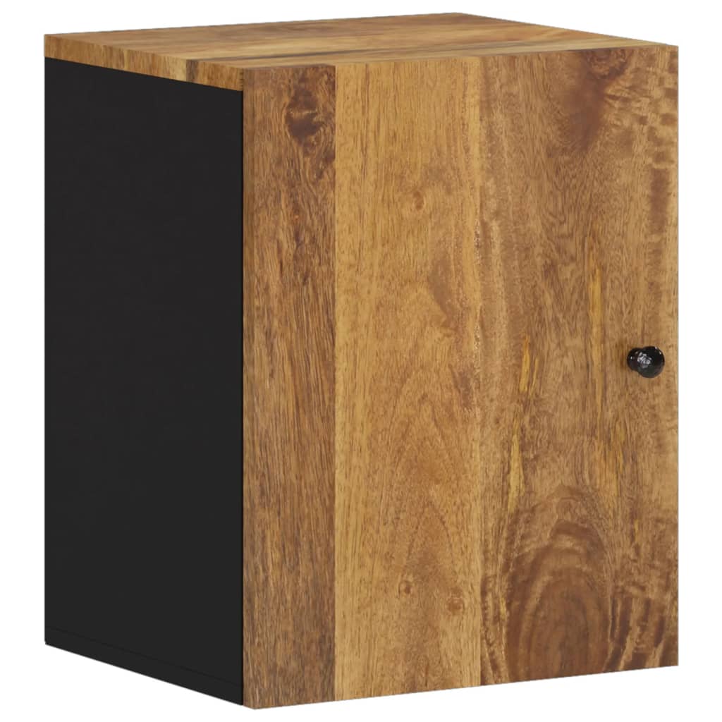 vidaXL Badkamerwandkast 38x33x48 cm massief mangohout - Aashly