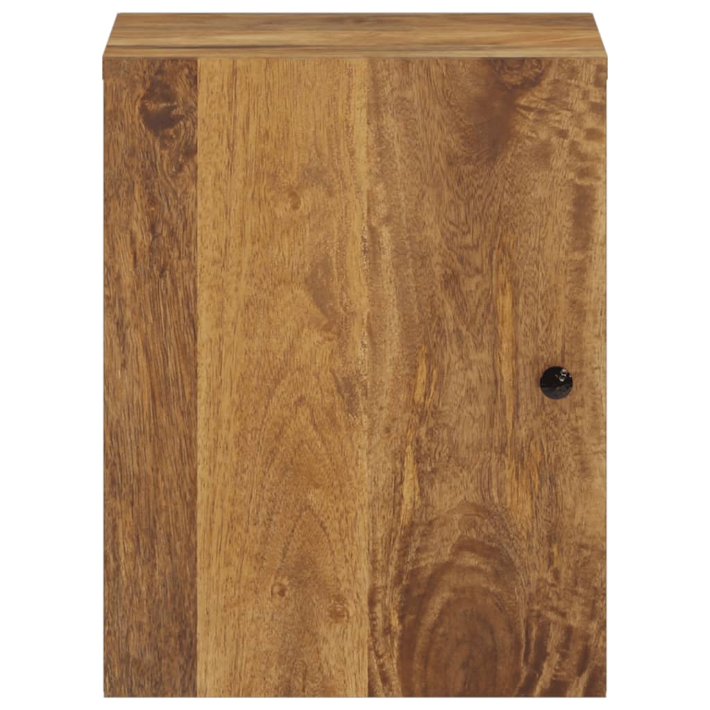 vidaXL Badkamerwandkast 38x33x48 cm massief mangohout - Aashly