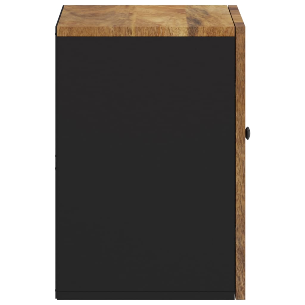vidaXL Badkamerwandkast 38x33x48 cm massief mangohout - Aashly