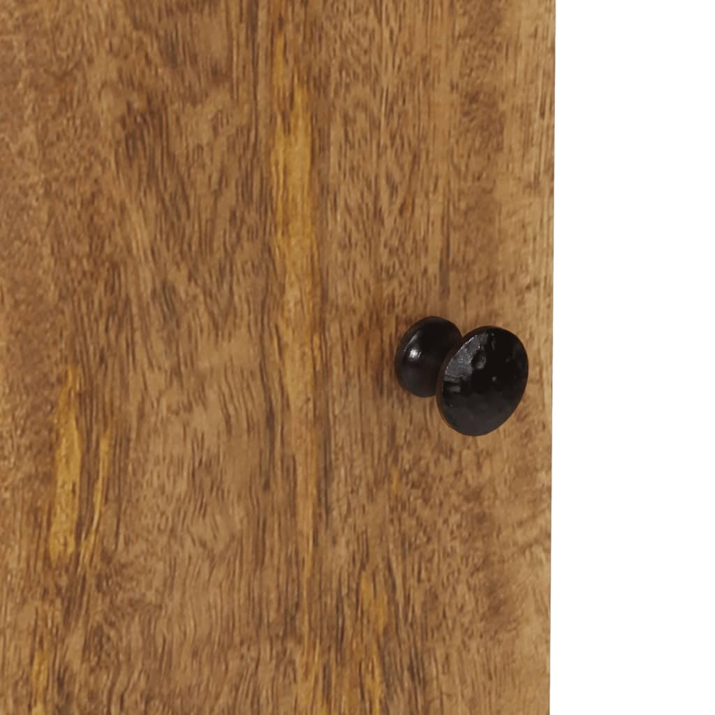 vidaXL Badkamerwandkast 38x33x48 cm massief mangohout - Aashly