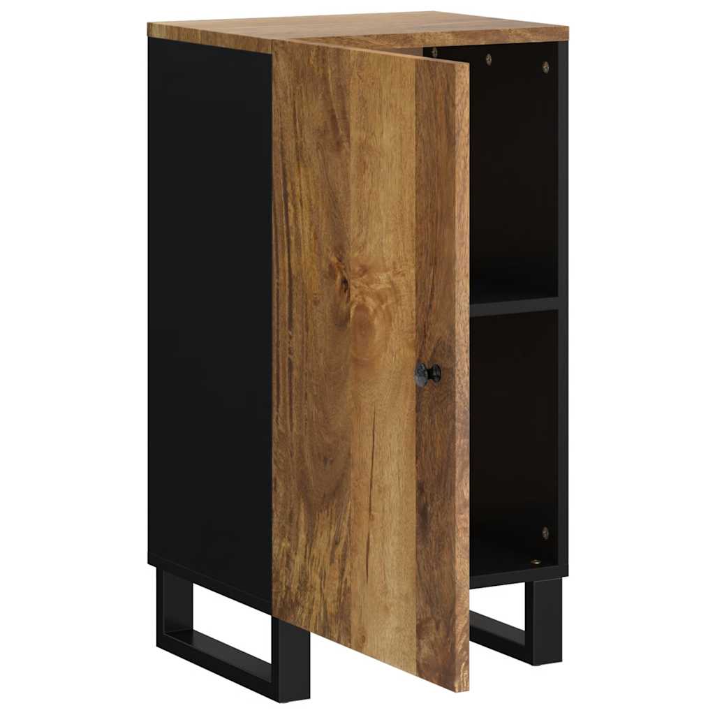 vidaXL Dressoir met deur 40x31x75 cm massief mangohout - Aashly