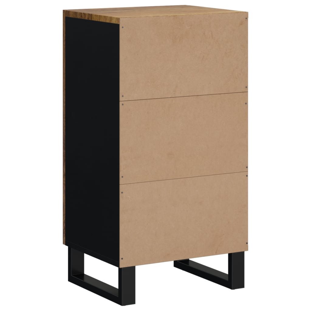 vidaXL Dressoir met deur 40x31x75 cm massief mangohout - Aashly