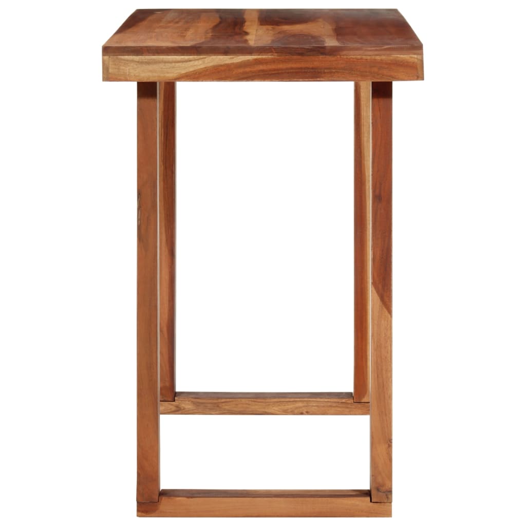 vidaXL Eettafel 110x50x76 cm massief acaciahout - Aashly