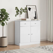 vidaXL Dressoir ALTA 77x35x73 cm massief grenenhout wit