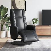 vidaXL Adjustable Armchair with Footrest Faux Leather Cappuccino Color