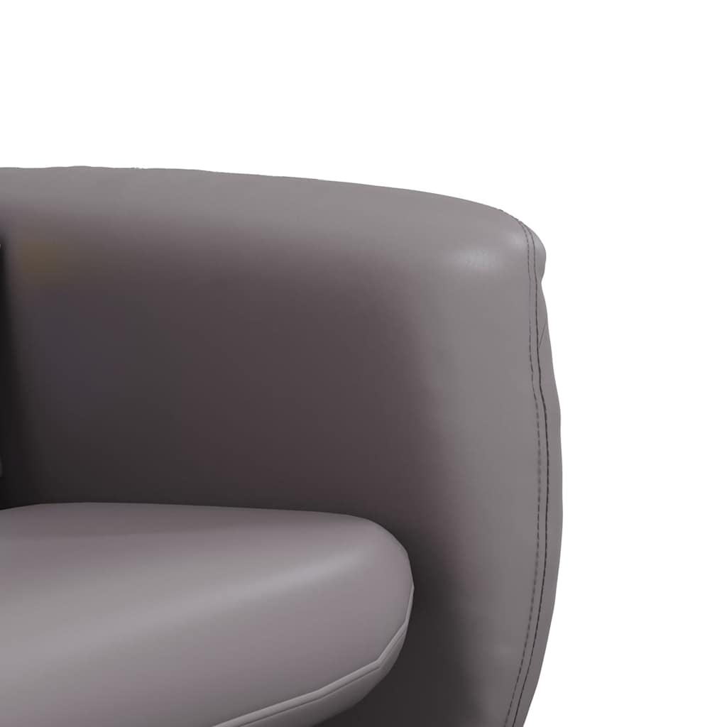 vidaXL Adjustable Massage Chair with Footstool Faux Leather Black