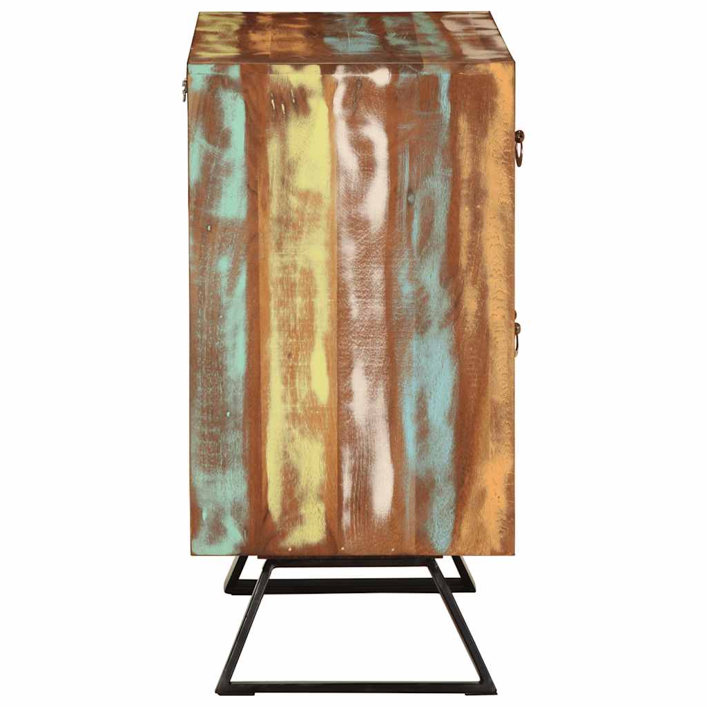 vidaXL Ladekast 70x35x70 cm massief gerecycled hout meerkleurig