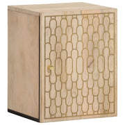 vidaXL Bathroom Wall Cabinet 38x33x48 cm Solid Mango Wood