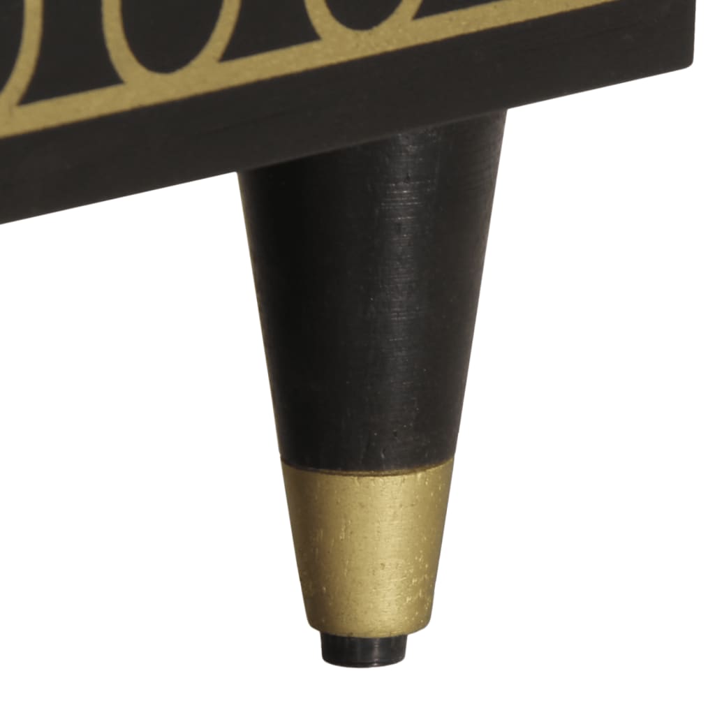 vidaXL Tv-meubel 100x33x46 cm massief mangohout