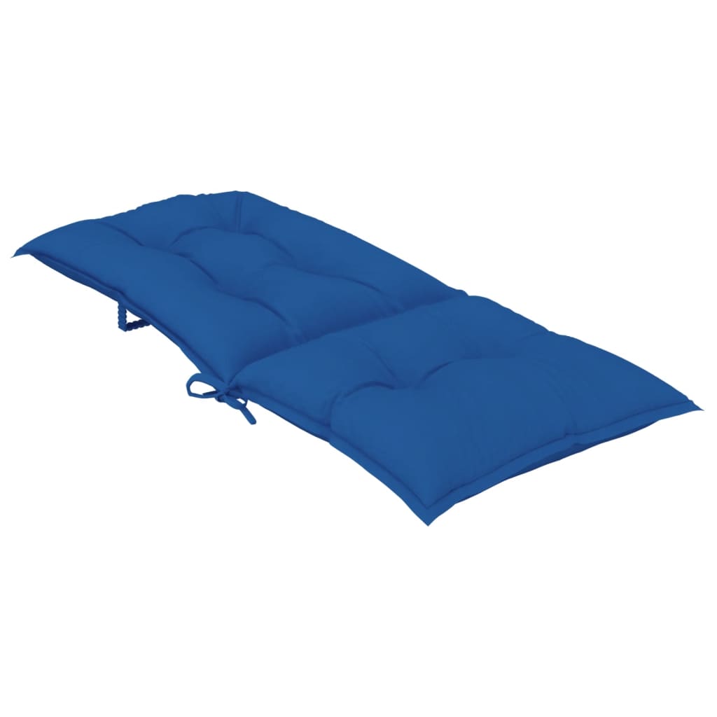 vidaXL Tuinstoelkussens 2 st hoge rug 120x50x7 cm stof groen