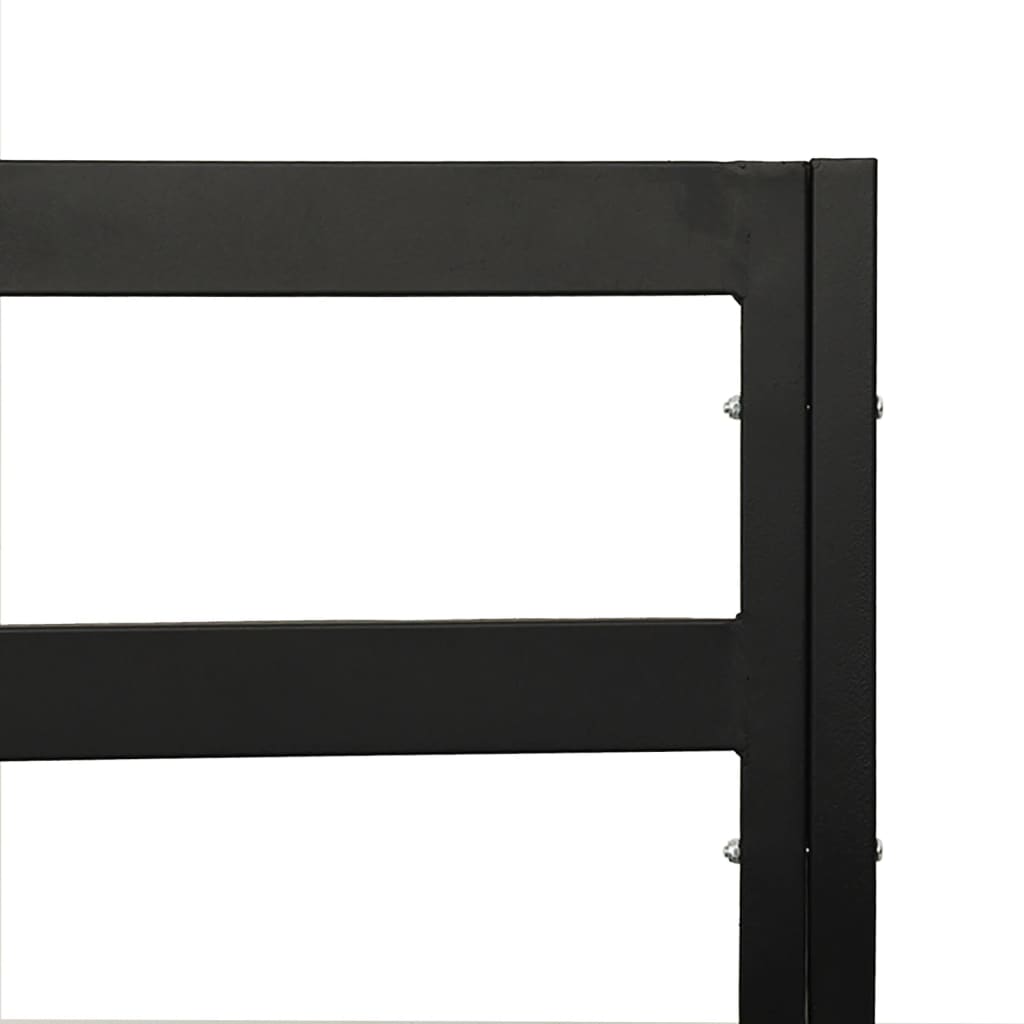 vidaXL Tuinstoel met zandkleurige kussens 76x76x79 cm staal - Aashly