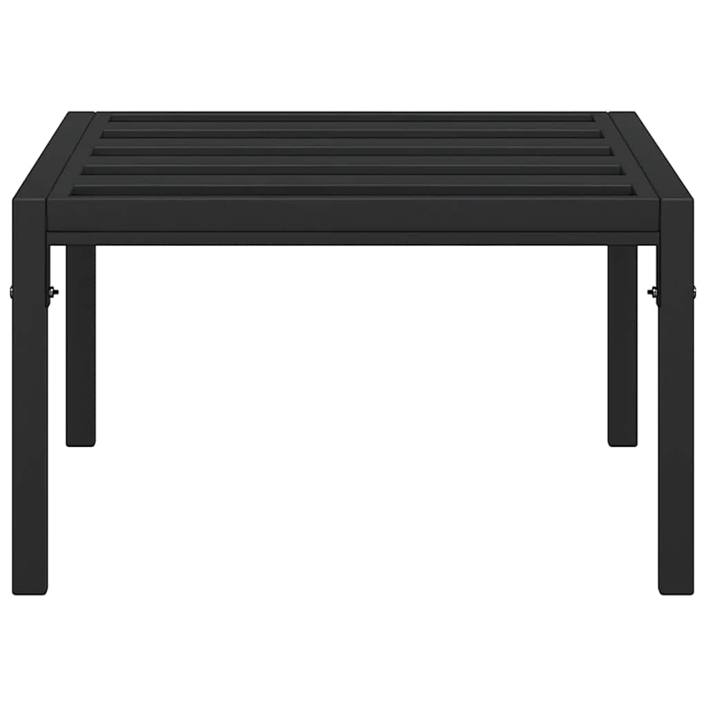vidaXL Tuintafel 60x60x35 cm staal zwart - Aashly
