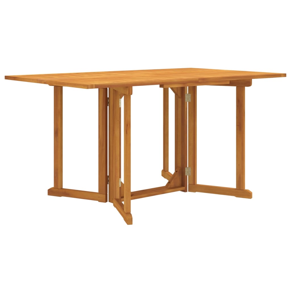 vidaXL Tuintafel inklapbaar 150x90x75 cm massief teakhout - Aashly