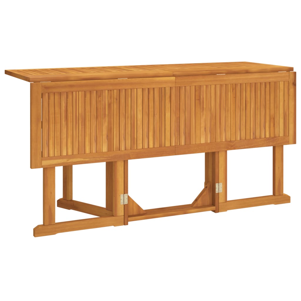 vidaXL Tuintafel inklapbaar 150x90x75 cm massief teakhout - Aashly