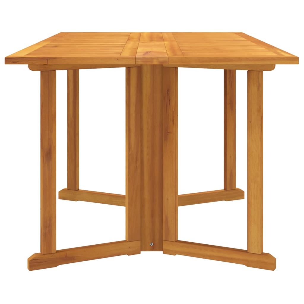 vidaXL Tuintafel inklapbaar 150x90x75 cm massief teakhout - Aashly