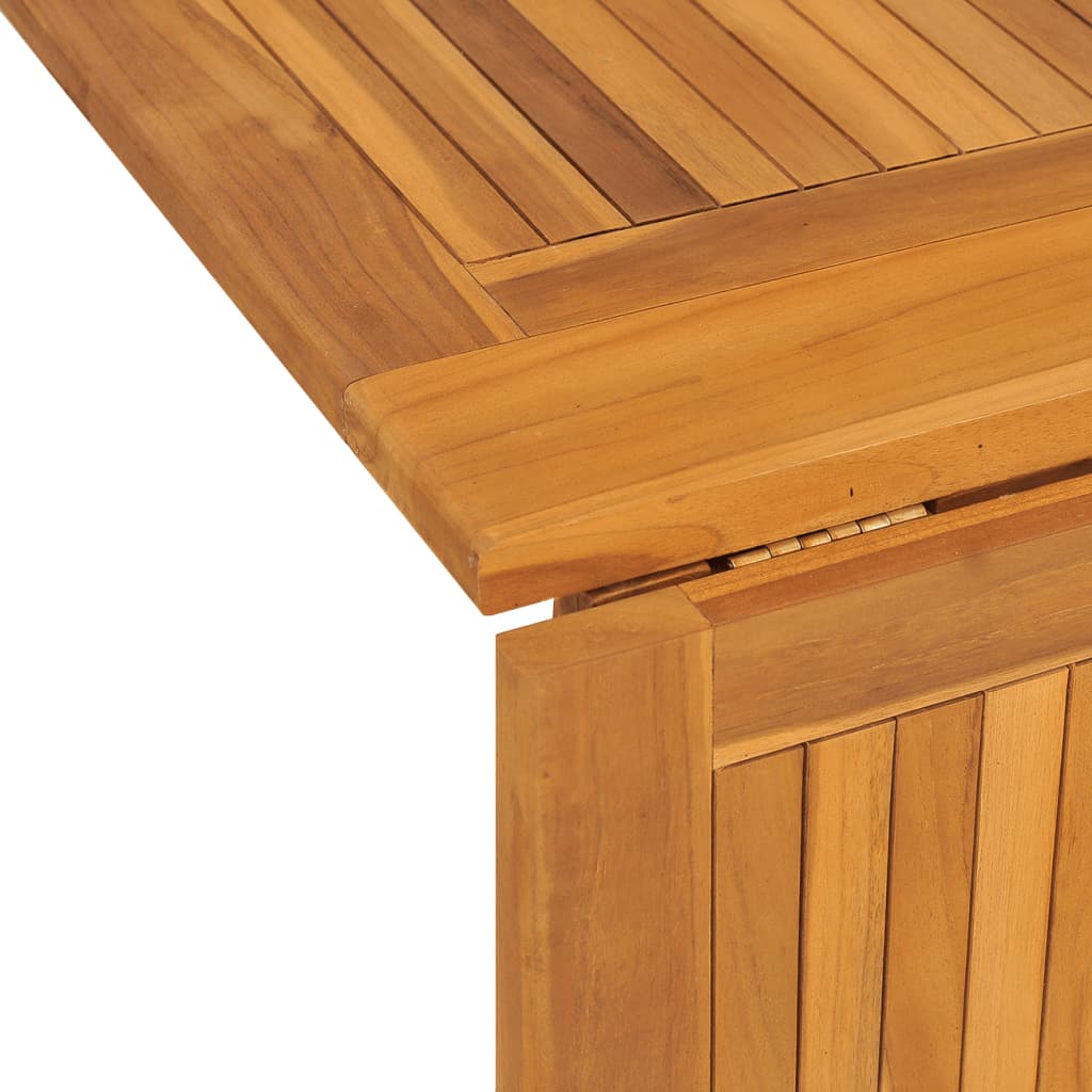 vidaXL Tuintafel inklapbaar 150x90x75 cm massief teakhout - Aashly
