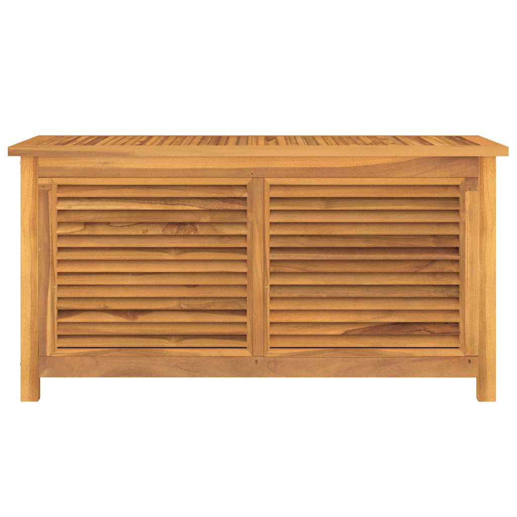 vidaXL Tuinbox met zak 114x50x58 cm massief teakhout - Aashly