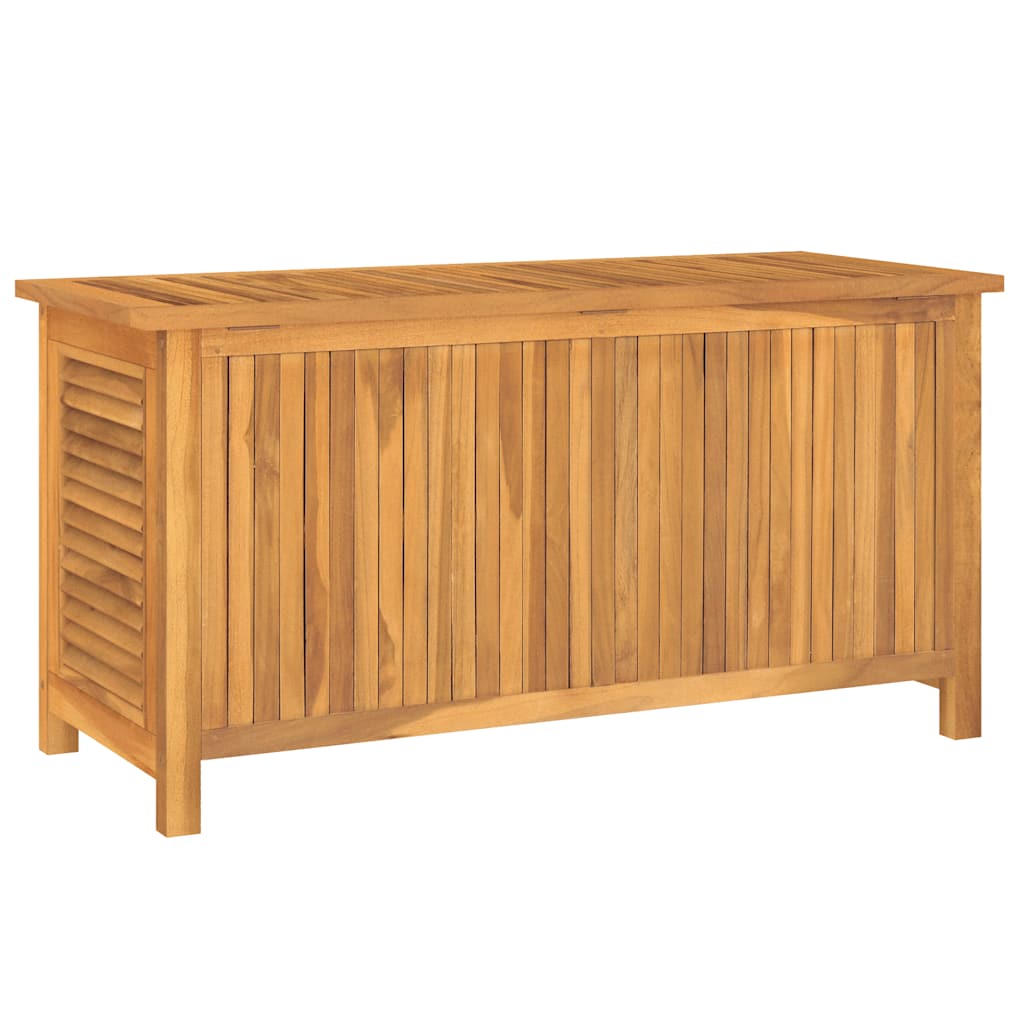 vidaXL Tuinbox met zak 114x50x58 cm massief teakhout - Aashly
