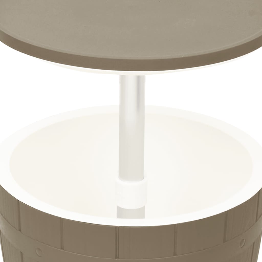 vidaXL Ice Cooling Table 3-in-1 Polypropylene Black