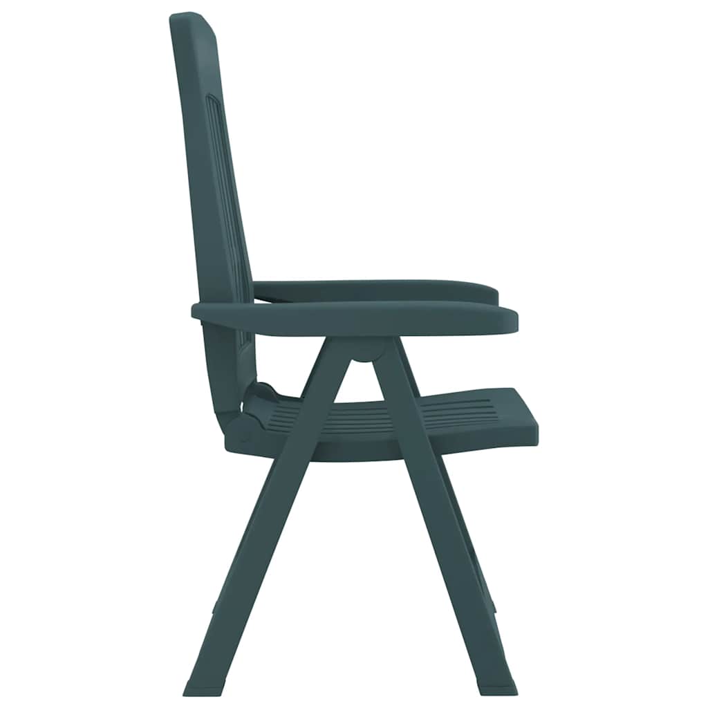 vidaXL Tuinstoelen 2 st verstelbaar PP groen - Aashly