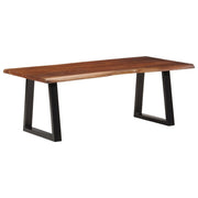 vidaXL Coffee table 110x55x40 cm solid acacia wood honey brown