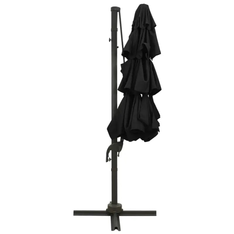 4-laagse parasol met gepoedercoat aluminium paal voor UV en vochtbescherming - Parasols en zonneschermen