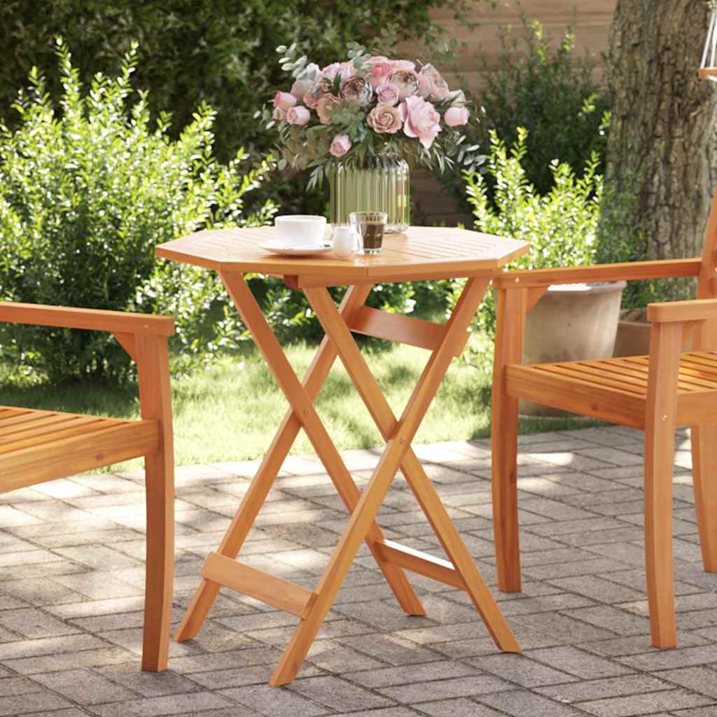 vidaXL Tuintafel inklapbaar 135x85x75 cm massief acaciahout - Aashly
