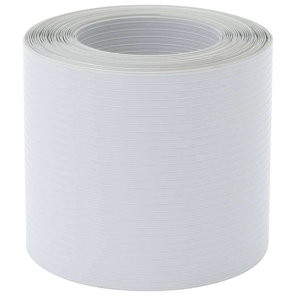 vidaXL Tuinschermen 10 st 252,5x19 m PVC steengrijs
