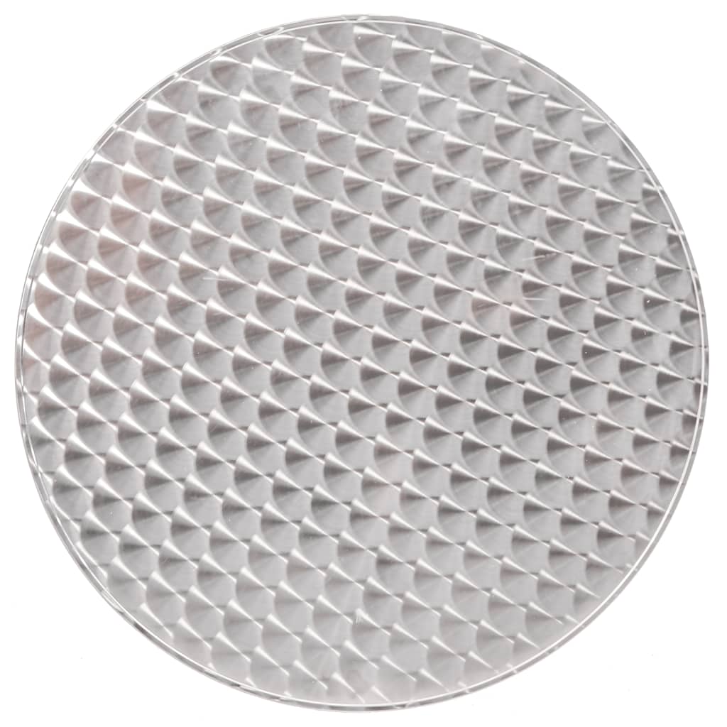 vidaXL Tuinbartafel in hoogte verstelbaar Ø59,5x70/109,5 cm aluminium