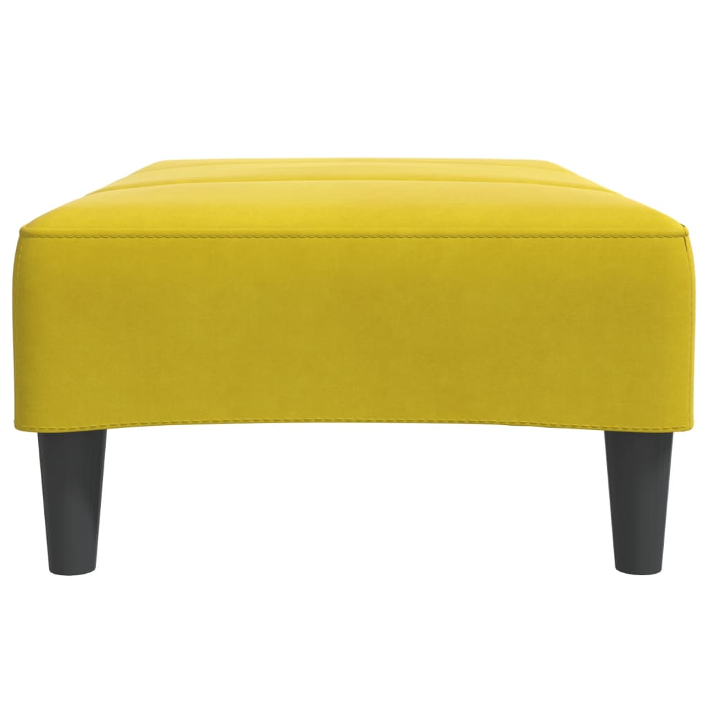 vidaXL Voetenbank 77x55x31 cm fluweel donkergrijs - Aashly