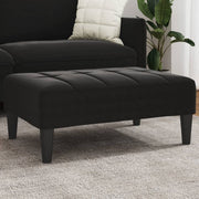 vidaXL Voetenbank 77x55x31 cm fluweel geel - Aashly