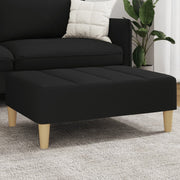 vidaXL Footstool 77x55x31 cm fabric black