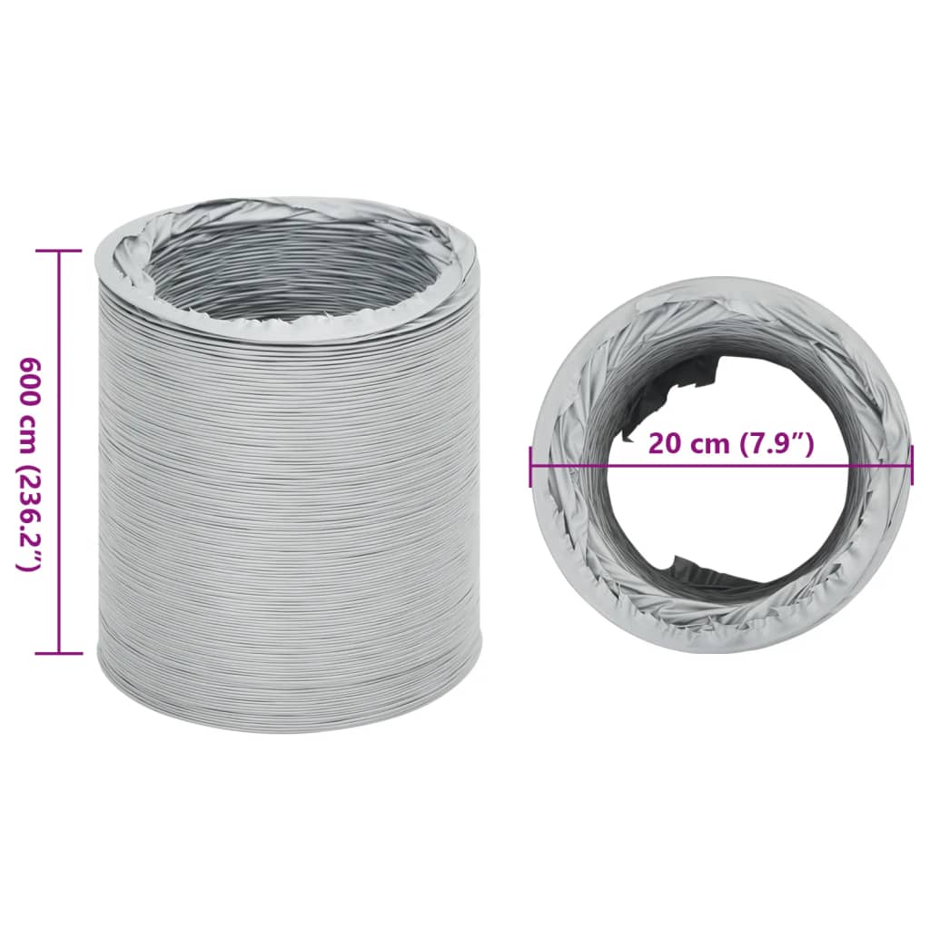 vidaXL Afzuigslang Ø12,5 cm 6 m PVC - Aashly