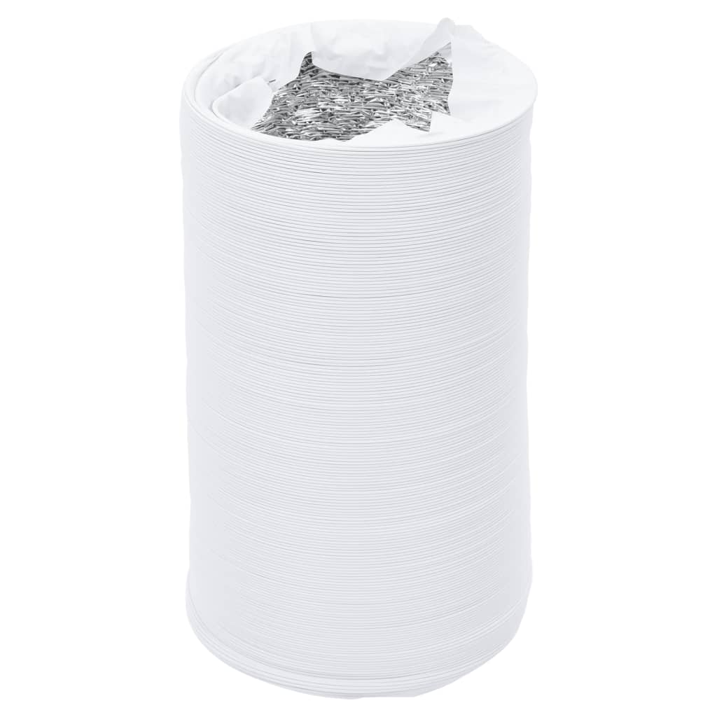 vidaXL Ventilatieslang Ø12,5 cm 6 m aluminium en PVC - Aashly