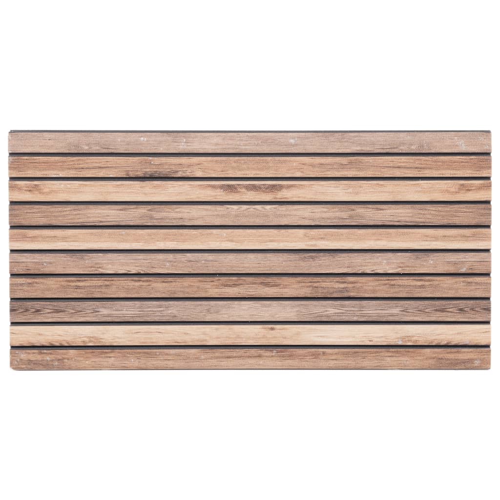 vidaXL Wall Panels 5 pcs 3D 100x50 cm EPS brown