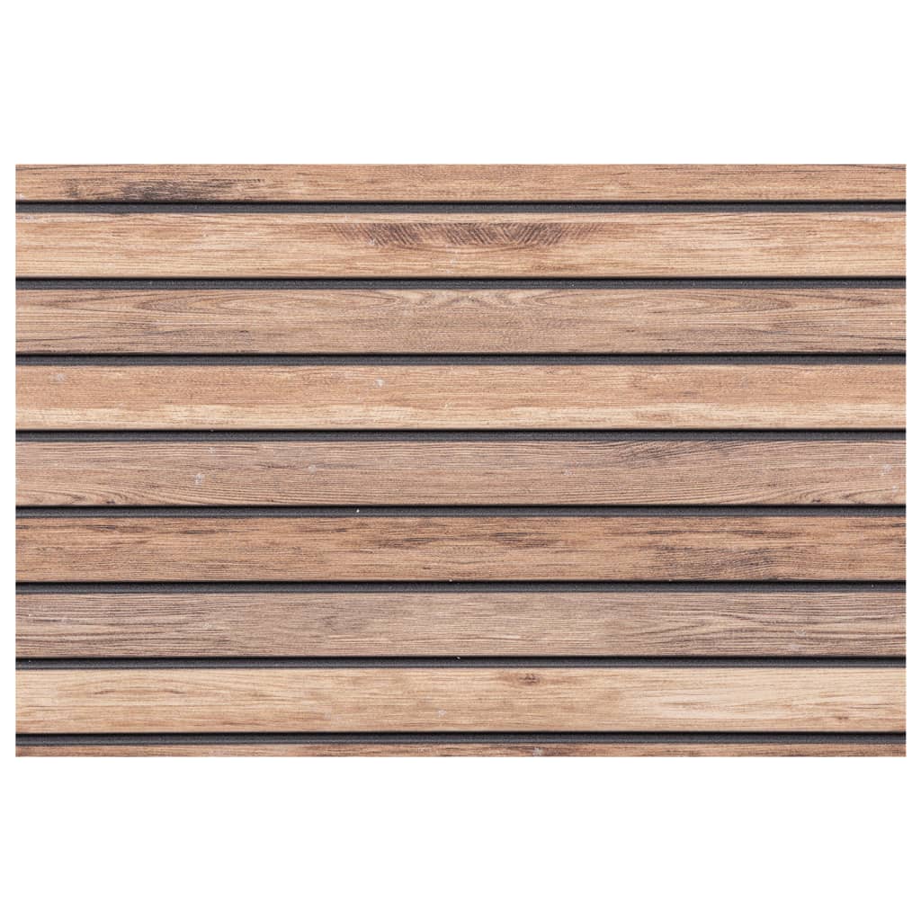 vidaXL Wall Panels 5 pcs 3D 100x50 cm EPS brown