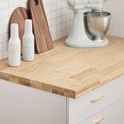 vidaXL Kitchen worktop rectangular 100x63.5x4 cm solid oak wood