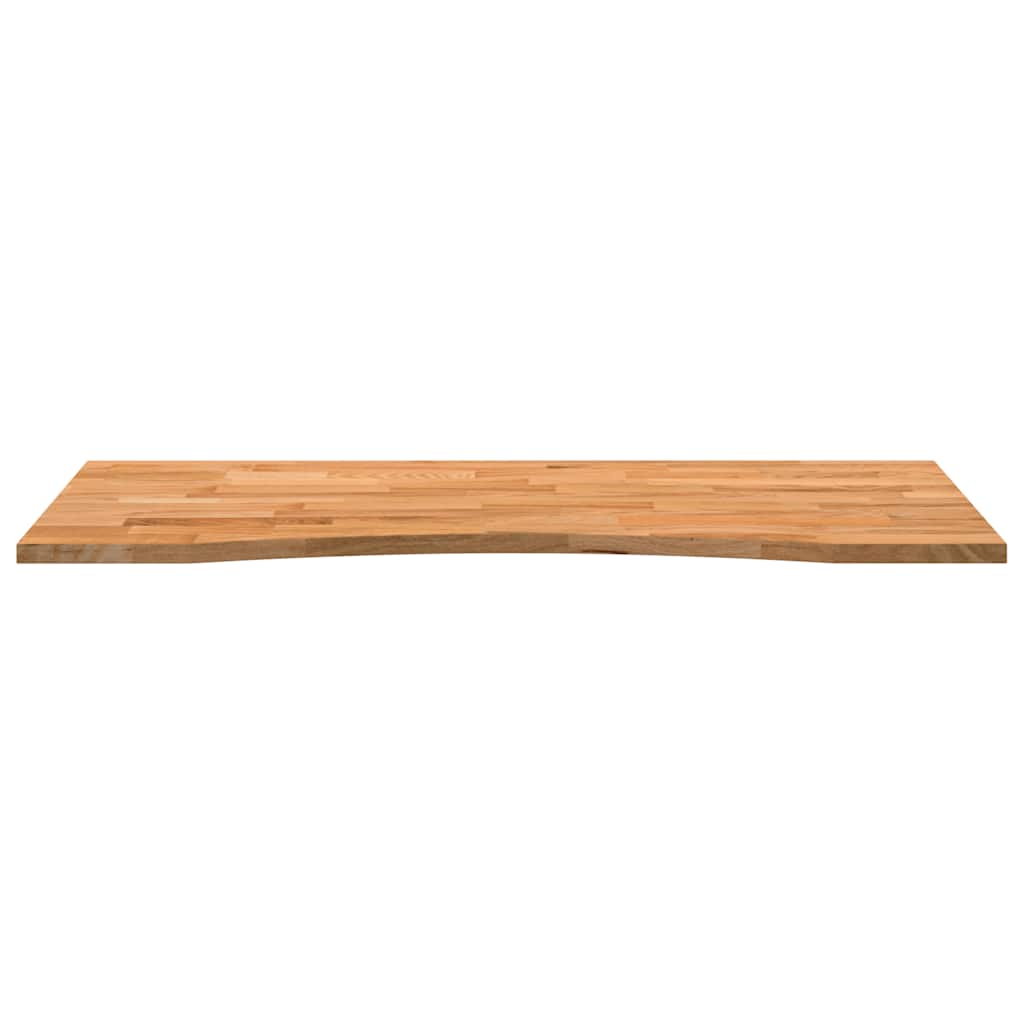 vidaXL Bureaublad rechthoekig 100x60x2,5 cm eikenhout lichtbruin - Aashly