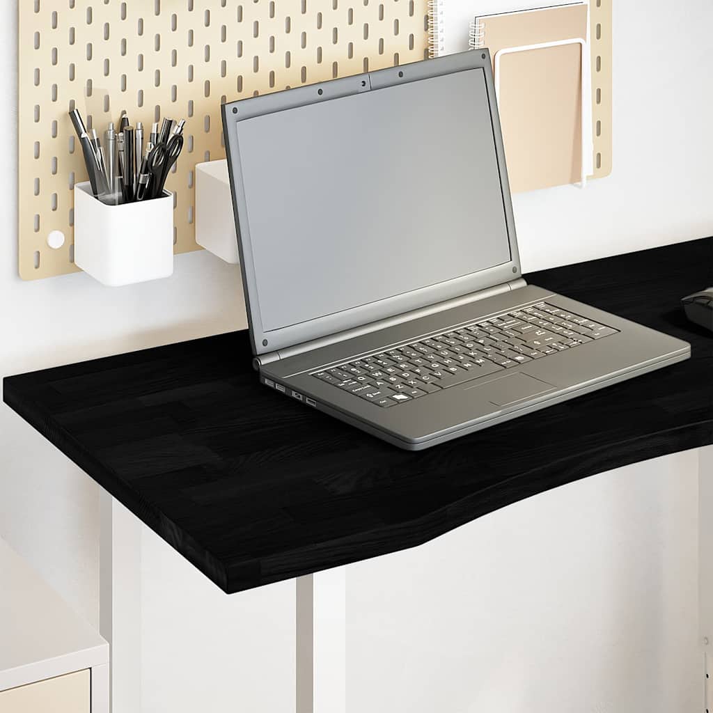vidaXL Bureaublad rechthoekig 100x60x2,5 cm eikenhout lichtbruin - Aashly