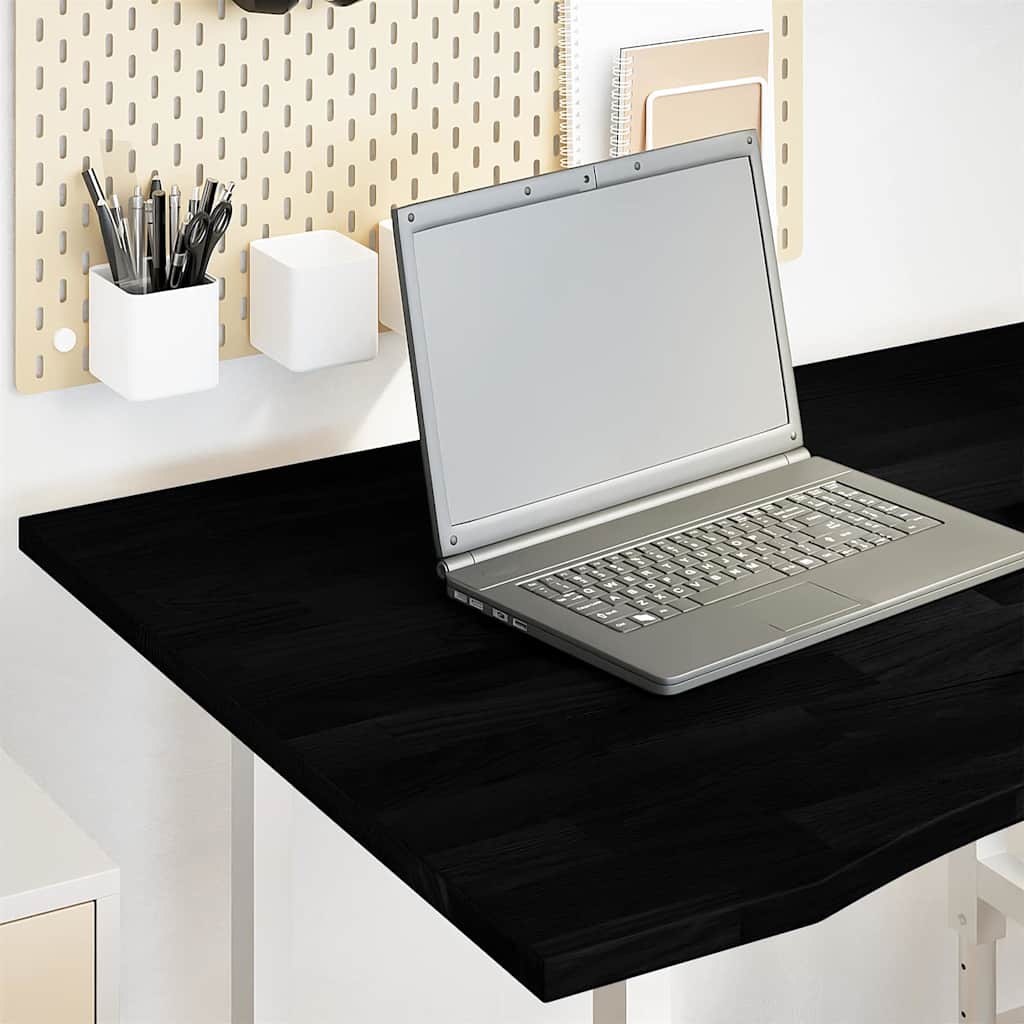 vidaXL Bureaublad rechthoekig 100x60x2,5 cm eikenhout lichtbruin - Aashly