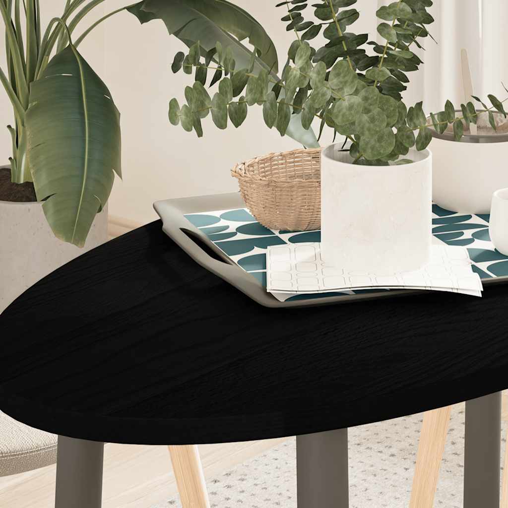vidaXL Tafelblad 100x50x4 cm ovaal massief eikenhout - Aashly