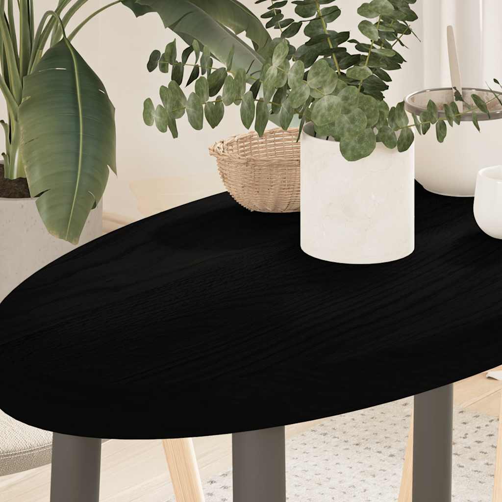 vidaXL Tafelblad 100x50x4 cm ovaal massief eikenhout - Aashly