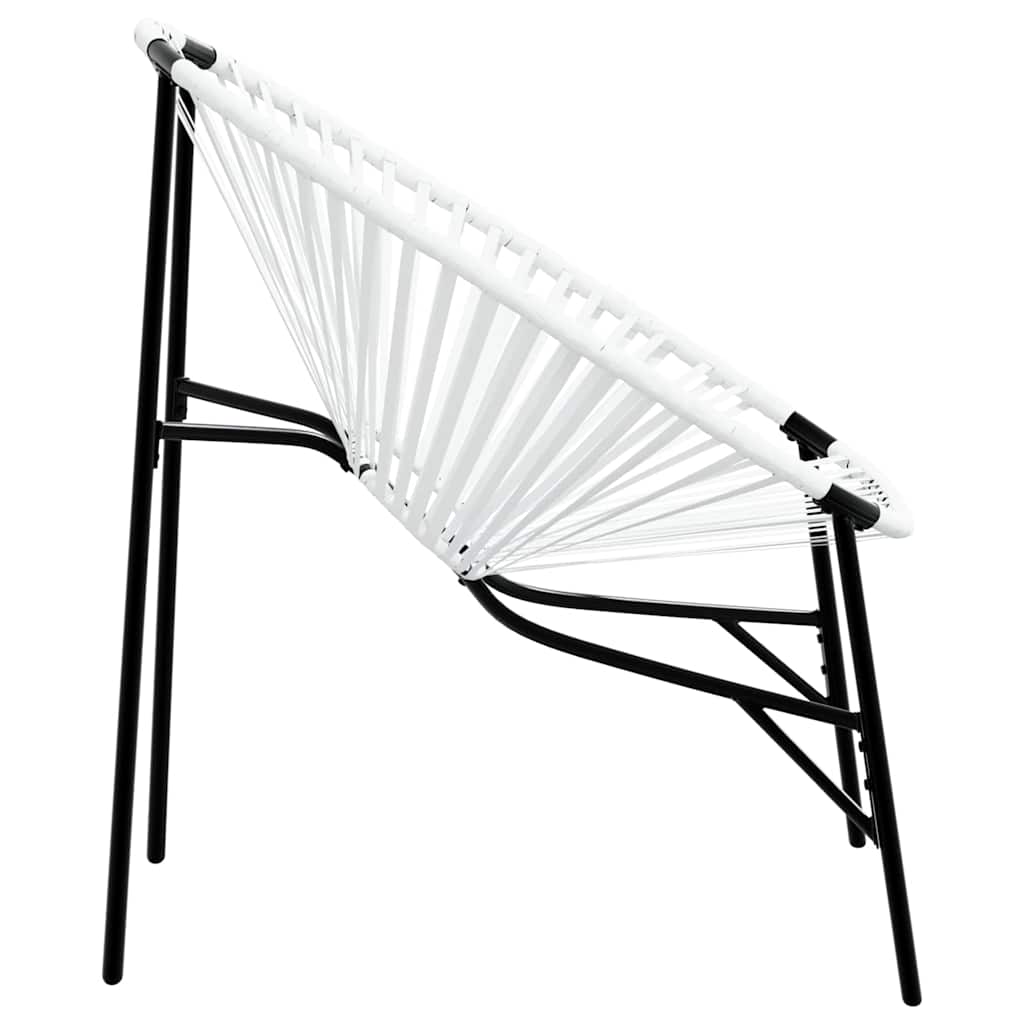 vidaXL Set tuinstoelen 3-delig poly rattan zwart en geel - Aashly