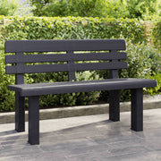 vidaXL Garden Bench 110x52x71 cm Polypropylene Anthracite