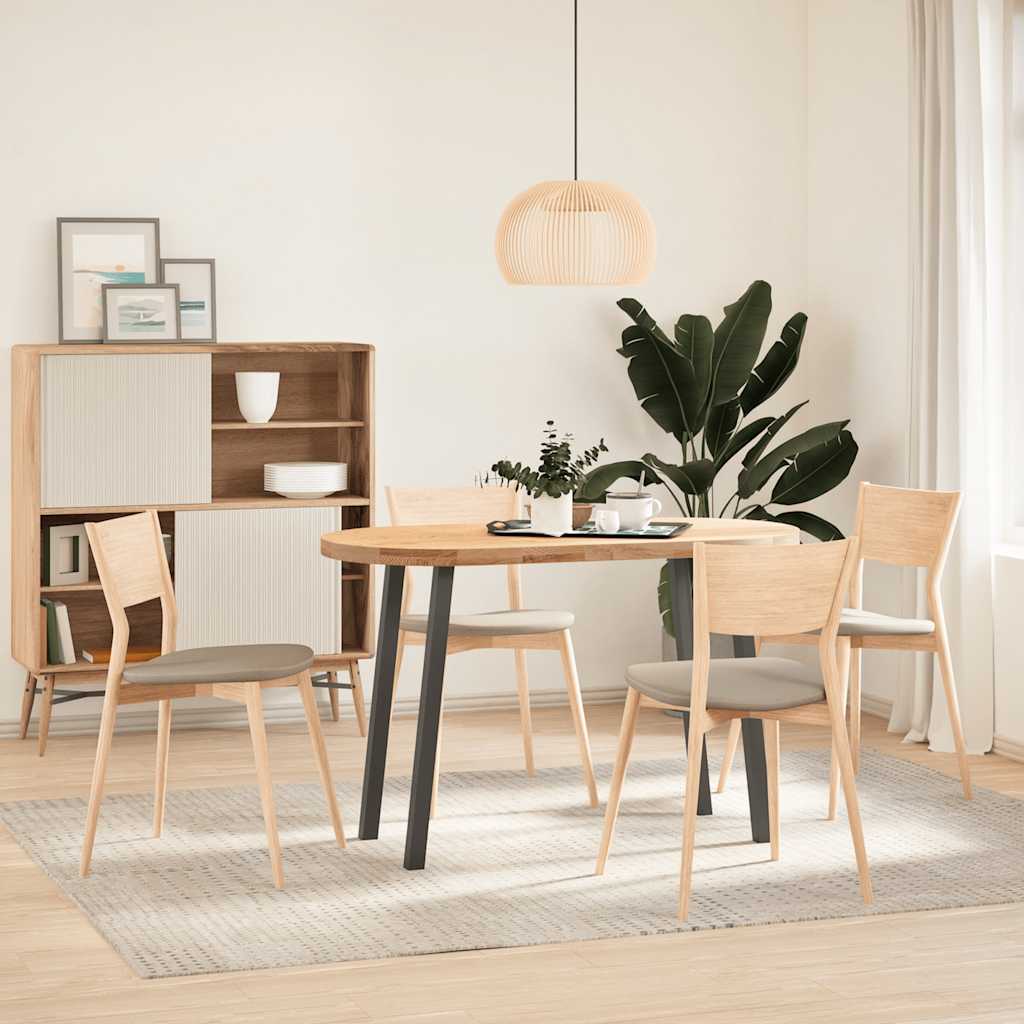 vidaXL Salontafelpoten 4 st 30 cm staal zwart - Aashly