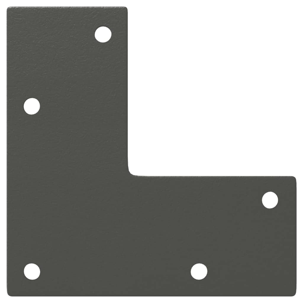 vidaXL Console tafelpoten conische vorm 4 st 72-73 cm staal wit - Aashly