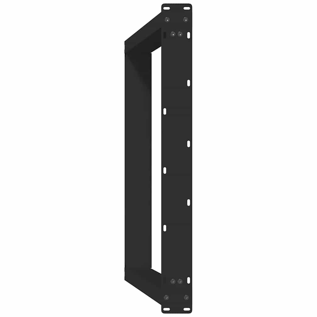 vidaXL Eettafelpoten 2 st U-vormig 80x(72-73) cm staal zwart - Aashly