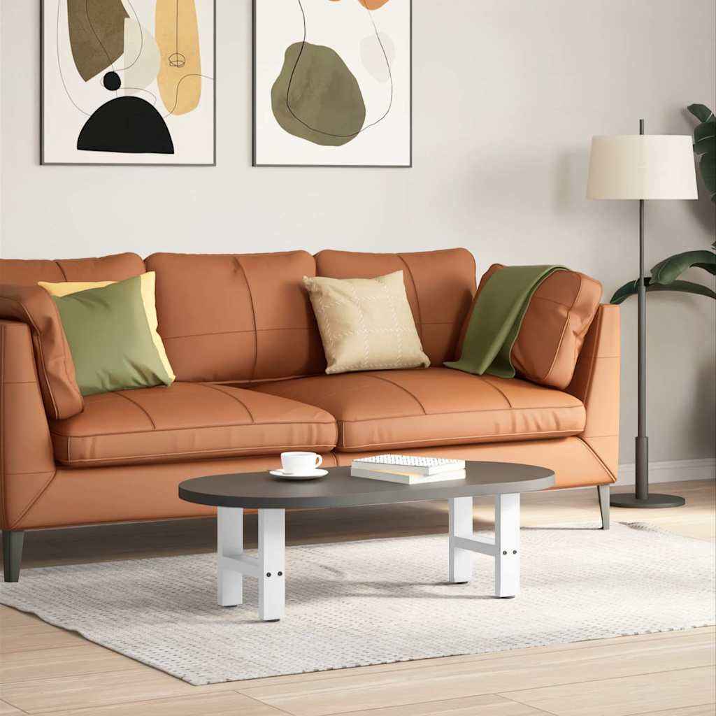 vidaXL Eettafelpoten 2 st 60x(72-73) cm staal zwart