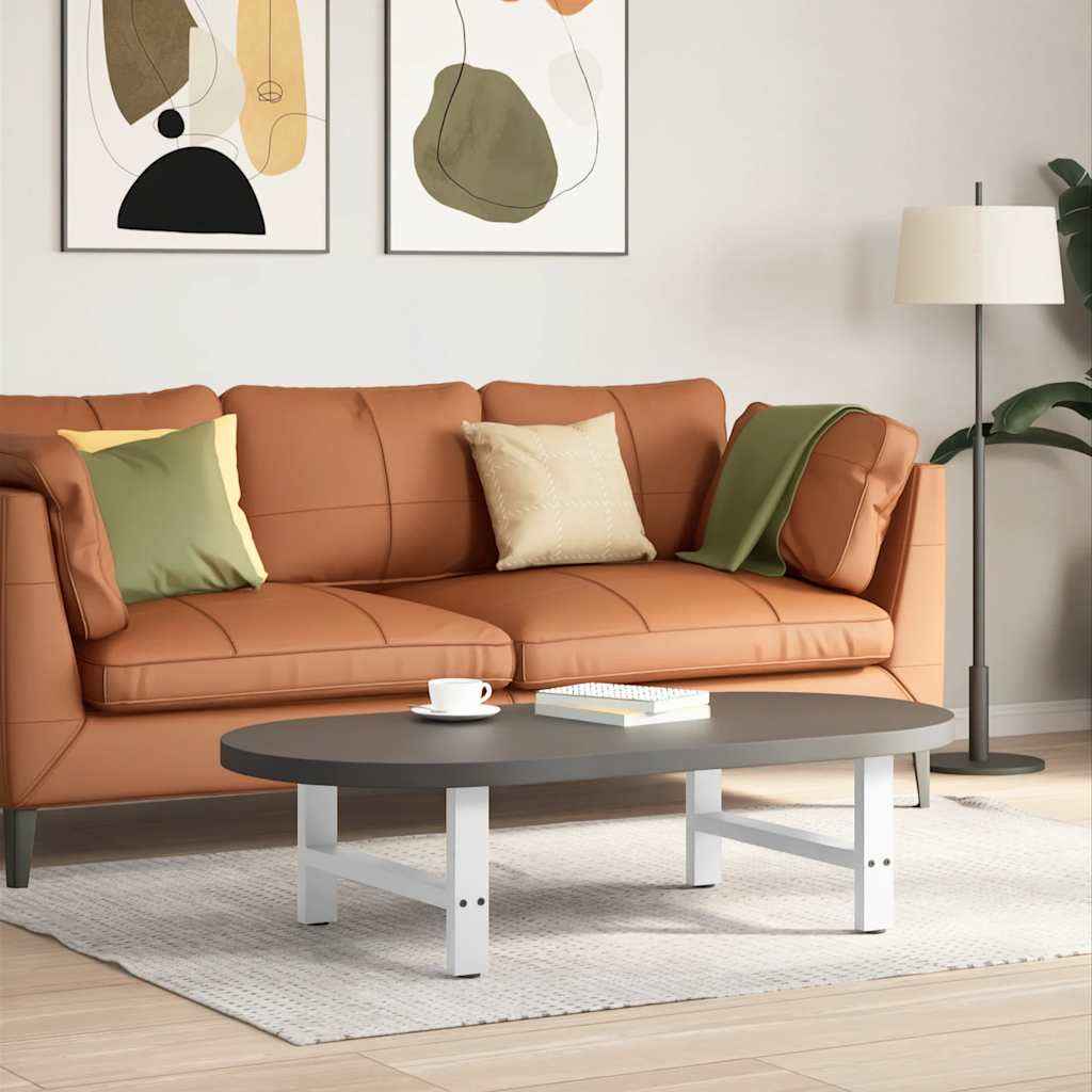 vidaXL Eettafelpoten 2 st 60x(72-73) cm staal zwart