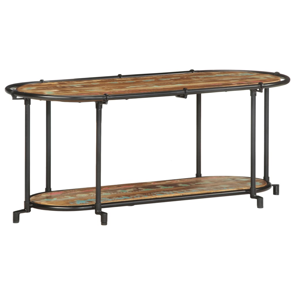 vidaXL Tv-meubel 200x42x40 cm massief gerecycled hout - Aashly